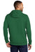 Nike CJ1611 Mens Club Fleece Hooded Sweatshirt Hoodie w/ Pouch Pocket Dark Green Model Back
