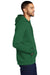 Nike CJ1611 Mens Club Fleece Hooded Sweatshirt Hoodie Dark Green Model Side