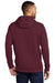 Nike CJ1611 Mens Club Fleece Hooded Sweatshirt Hoodie w/ Pouch Pocket Dark Maroon Model Back