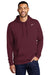 Nike CJ1611 Mens Club Fleece Hooded Sweatshirt Hoodie w/ Pouch Pocket Dark Maroon Model Front