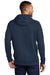 Nike CJ1611 Mens Club Fleece Hooded Sweatshirt Hoodie w/ Pouch Pocket Navy Blue Model Back