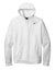 Nike CJ1611 Mens Club Fleece Hooded Sweatshirt Hoodie w/ Pouch Pocket White Flat Front