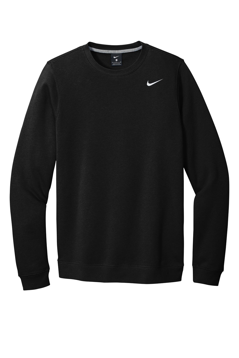 Nike Mens Club Fleece Crewneck Sweatshirt Black - Main Image