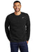 Nike CJ1614 Mens Club Fleece Crewneck Sweatshirt Black Model Front