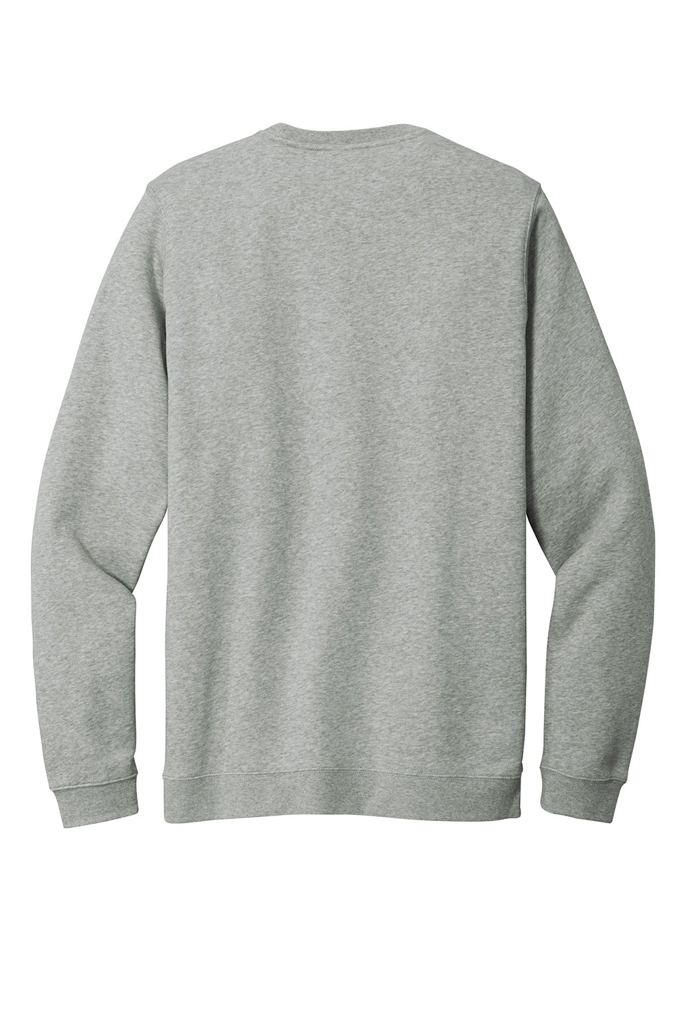 Nike CJ1614 Mens Club Fleece Crewneck Sweatshirt Heather Dark Grey Flat Back