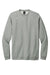 Nike CJ1614 Mens Club Fleece Crewneck Sweatshirt Heather Dark Grey Flat Front