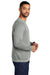 Nike CJ1614 Mens Club Fleece Crewneck Sweatshirt Heather Dark Grey Model Side