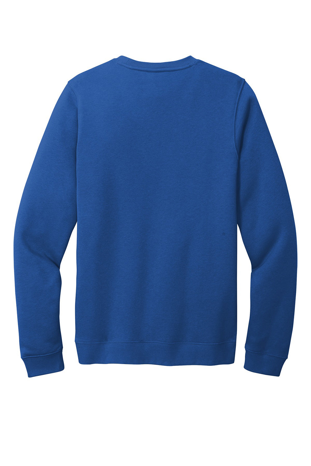 Nike CJ1614 Mens Club Fleece Crewneck Sweatshirt Royal Blue Flat Back