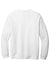 Nike CJ1614 Mens Club Fleece Crewneck Sweatshirt White Flat Back