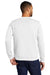 Nike CJ1614 Mens Club Fleece Crewneck Sweatshirt White Model Back