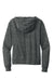 Nike CN9402 Womens Gym Vintage Full Zip Hooded Sweatshirt Hoodie Team Anthracite Grey Flat Back