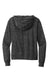 Nike CN9402 Womens Gym Vintage Full Zip Hooded Sweatshirt Hoodie Team Black Flat Back