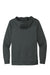 Nike CN9473 Mens Therma-Fit Moisture Wicking Fleece Hooded Sweatshirt Hoodie w/ Pouch Pocket Team Anthracite Grey Flat Back
