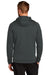 Nike CN9473 Mens Therma-Fit Moisture Wicking Fleece Hooded Sweatshirt Hoodie Team Anthracite Grey Model Back
