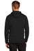 Nike CN9473 Mens Therma-Fit Moisture Wicking Fleece Hooded Sweatshirt Hoodie w/ Pouch Pocket Team Black Model Back