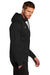 Nike CN9473 Mens Therma-Fit Moisture Wicking Fleece Hooded Sweatshirt Hoodie Team Black Model Side