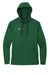 Nike CN9473 Mens Therma-Fit Moisture Wicking Fleece Hooded Sweatshirt Hoodie w/ Pouch Pocket Team Dark Green Flat Front