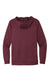 Nike CN9473 Mens Therma-Fit Moisture Wicking Fleece Hooded Sweatshirt Hoodie w/ Pouch Pocket Team Dark Maroon Flat Back