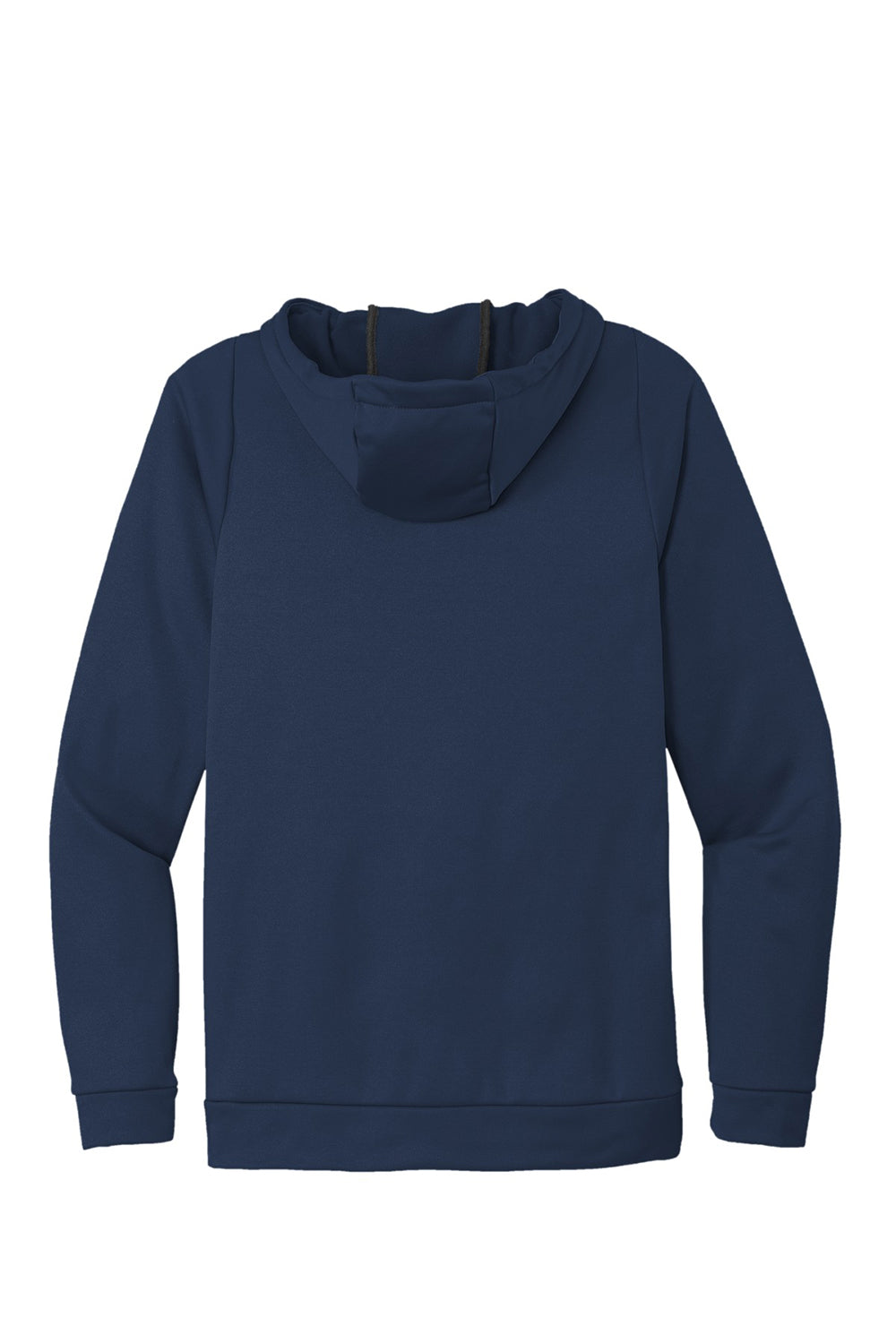 Nike CN9473 Mens Therma-Fit Moisture Wicking Fleece Hooded Sweatshirt Hoodie Team Navy Blue Flat Back