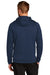 Nike CN9473 Mens Therma-Fit Moisture Wicking Fleece Hooded Sweatshirt Hoodie Team Navy Blue Model Back