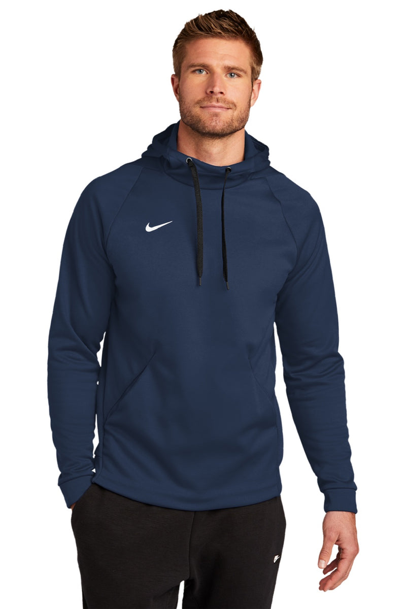 nike therma fit hoodie blue