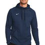 Nike Mens Therma-Fit Moisture Wicking Fleece Hooded Sweatshirt Hoodie - Team Navy Blue