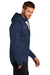 Nike CN9473 Mens Therma-Fit Moisture Wicking Fleece Hooded Sweatshirt Hoodie w/ Pouch Pocket Team Navy Blue Model Side