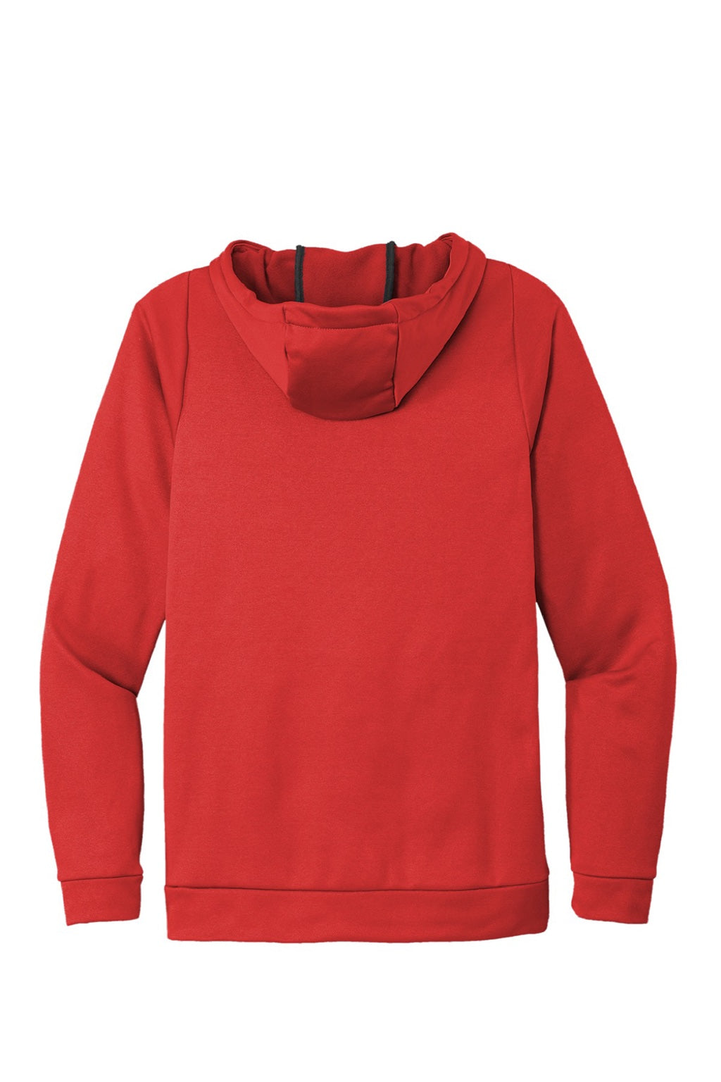 Nike CN9473 Mens Therma-Fit Moisture Wicking Fleece Hooded Sweatshirt Hoodie w/ Pouch Pocket Team Scarlet Red Flat Back