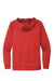 Nike CN9473 Mens Therma-Fit Moisture Wicking Fleece Hooded Sweatshirt Hoodie w/ Pouch Pocket Team Scarlet Red Flat Back