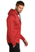 Nike CN9473 Mens Therma-Fit Moisture Wicking Fleece Hooded Sweatshirt Hoodie Team Scarlet Red Model Side