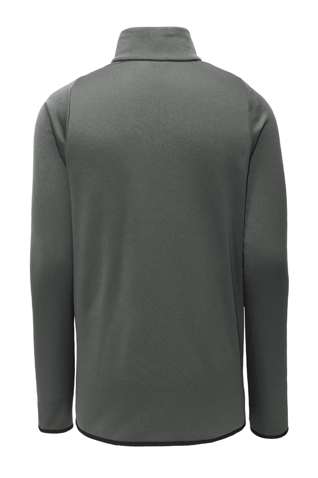 Nike CN9492 Mens Therma-Fit Moisture Wicking Fleece 1/4 Zip Sweatshirt Team Anthracite Grey Flat Back