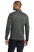 Nike CN9492 Mens Therma-Fit Moisture Wicking Fleece 1/4 Zip Sweatshirt Team Anthracite Grey Model Back