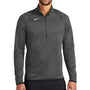 Nike Mens Therma-Fit Moisture Wicking Fleece 1/4 Zip Sweatshirt - Team Anthracite Grey