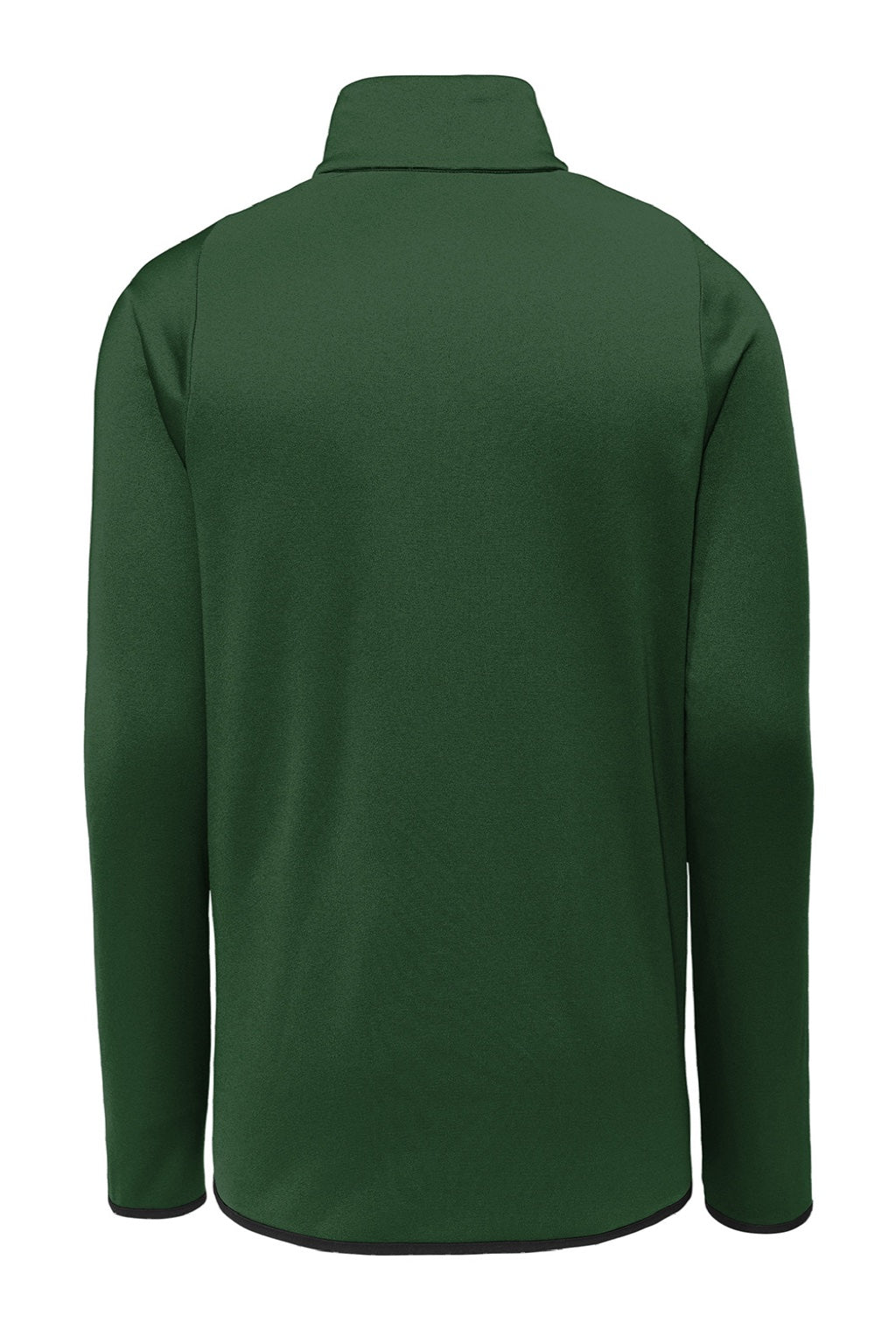 Nike CN9492 Mens Therma-Fit Moisture Wicking Fleece 1/4 Zip Sweatshirt Team Dark Green Flat Back