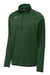 Nike CN9492 Mens Therma-Fit Moisture Wicking Fleece 1/4 Zip Sweatshirt Team Dark Green Flat Front