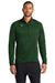 Nike CN9492 Mens Therma-Fit Moisture Wicking Fleece 1/4 Zip Sweatshirt Team Dark Green Model Front