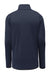 Nike CN9492 Mens Therma-Fit Moisture Wicking Fleece 1/4 Zip Sweatshirt Team Navy Blue Flat Back