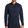 Nike Mens Therma-Fit Moisture Wicking Fleece 1/4 Zip Sweatshirt - Team Navy Blue
