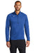 Nike CN9492 Mens Therma-Fit Moisture Wicking Fleece 1/4 Zip Sweatshirt Team Royal Blue Model Front