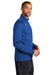 Nike CN9492 Mens Therma-Fit Moisture Wicking Fleece 1/4 Zip Sweatshirt Team Royal Blue Model Side