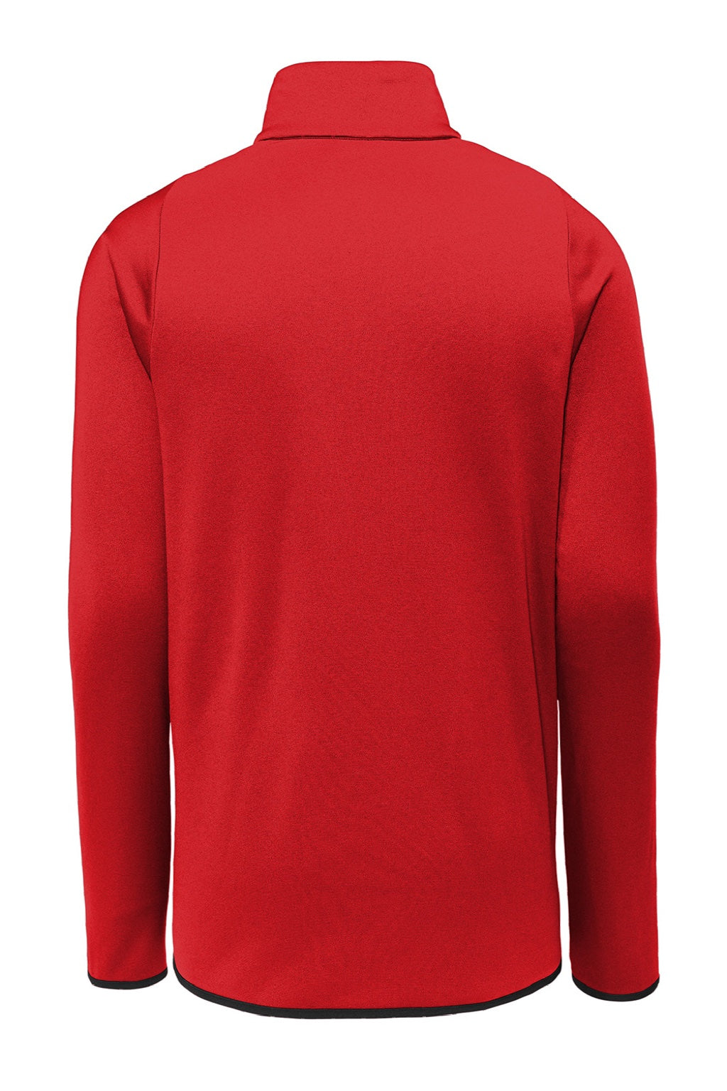 Nike CN9492 Mens Therma-Fit Moisture Wicking Fleece 1/4 Zip Sweatshirt Team Scarlet Red Flat Back