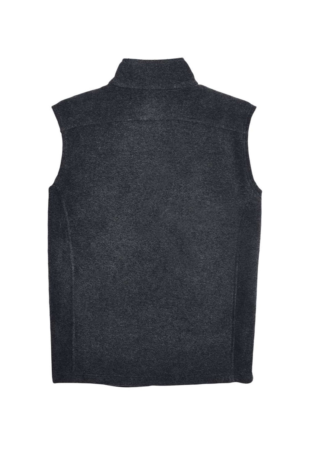 Core 365 88191/88191T Mens Journey Pill Resistant Fleece Full Zip Vest Heather Charcoal Grey Flat Back