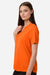 Core 365 CE108W Womens Nova Performance Pique Short Sleeve Polo Shirt Campus Orange Model Side