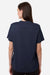 Core 365 CE108W Womens Nova Performance Pique Short Sleeve Polo Shirt Classic Navy Blue Model Back