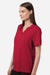 Core 365 CE108W Womens Nova Performance Pique Short Sleeve Polo Shirt Classic Red Model Side
