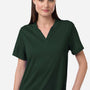 Core 365 Womens Nova Performance Pique Moisture Wicking Short Sleeve Polo Shirt - Forest Green - New