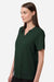 Core 365 CE108W Womens Nova Performance Pique Short Sleeve Polo Shirt Forest Green Model Side