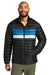 Cotopaxi COTOM1687 Mens Fuego Full Zip Down Jacket Black/Atlantic Blue Model Front