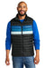 Cotopaxi COTOM1689 Mens Fuego Full Zip Down Vest Black/Atlantic Blue Model Front