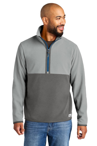 Cotopaxi COTOM1691 Mens Amado 1/4 Zip Fleece Sweatshirt Smoke Grey/Cinder Grey Model Front